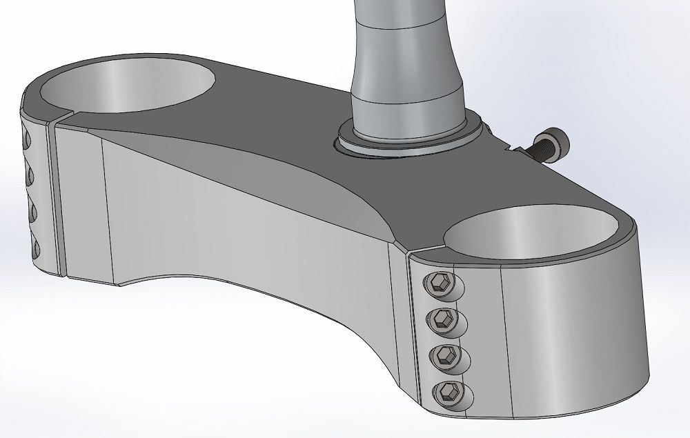 IMA Adjustable Billet Triple Clamp - Kawasaki ZX10R 2016