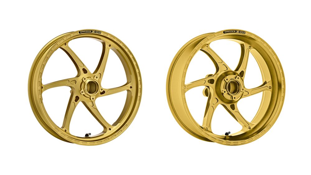 KTM 1190 RC8ホイール OZ Wheels KTM 1190 RC8/RC8R 6 Spoke Aluminium Gass RS-A Fron