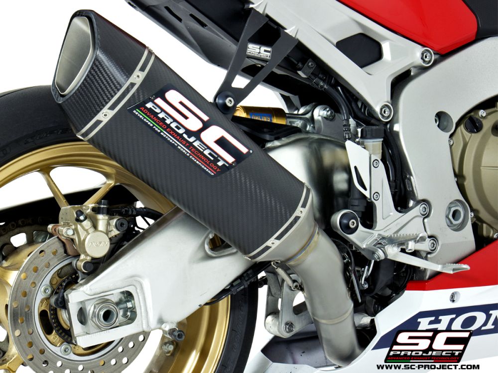 パーツ SC PROJECT SC1-R CBR1000RR sc77 17-19 SC Project Honda CBR1000RR 17-19 / SP / SP2 SC1-R Muffler (H