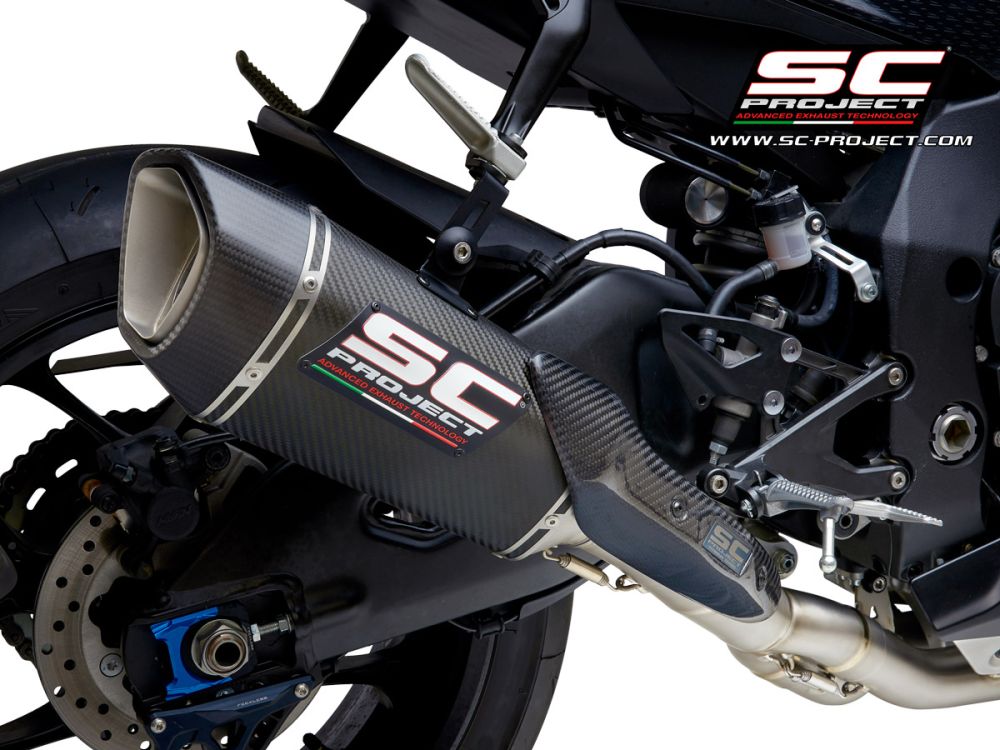 SC-PROJECT SC1-R マフラー YZF-R1 / R1M SC Project Yamaha YZF R1/R1M 20-23 SC1-R Muffler w/ De-Cat L
