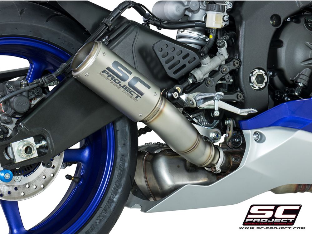 SC Project Yamaha YZF R6 17-20 CR-T Muffler | Y21A-L36 | Reactive