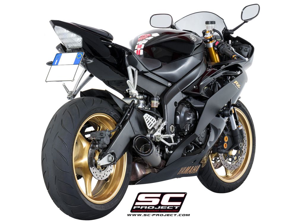 SC Project Yamaha YZF R6 06-16 S1 Muffler | Y04A-L41 | Reactive Parts