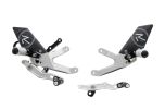 LighTech Adjustable R Version Rearsets - BMW S1000RR 2015-2018 Silver