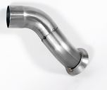 Spark Exhaust Ducati Hypermotard 821 13-15 S. Steel Link Pipe for OEM Collector - Racing