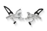 CNC Racing Ducati Streetfighter V4 / S 2020> Adjustable Rearsets with Carbon Heel Guards