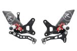 LighTech Adjustable R Version Rearsets - Kawasaki ZX10R 2011-2015