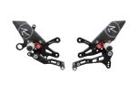 LighTech Adjustable R Version Rearsets - Aprilia Tuono V4 2011>