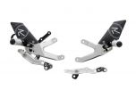 LighTech Adjustable R Version Rearsets - BMW S1000RR 2015-2018 Silver