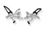 CNC Racing Ducati Streetfighter V4 / S 2020> Adjustable Rearsets with Carbon Heel Guards