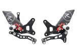 LighTech Adjustable R Version Rearsets - Kawasaki ZX10R 2011-2015