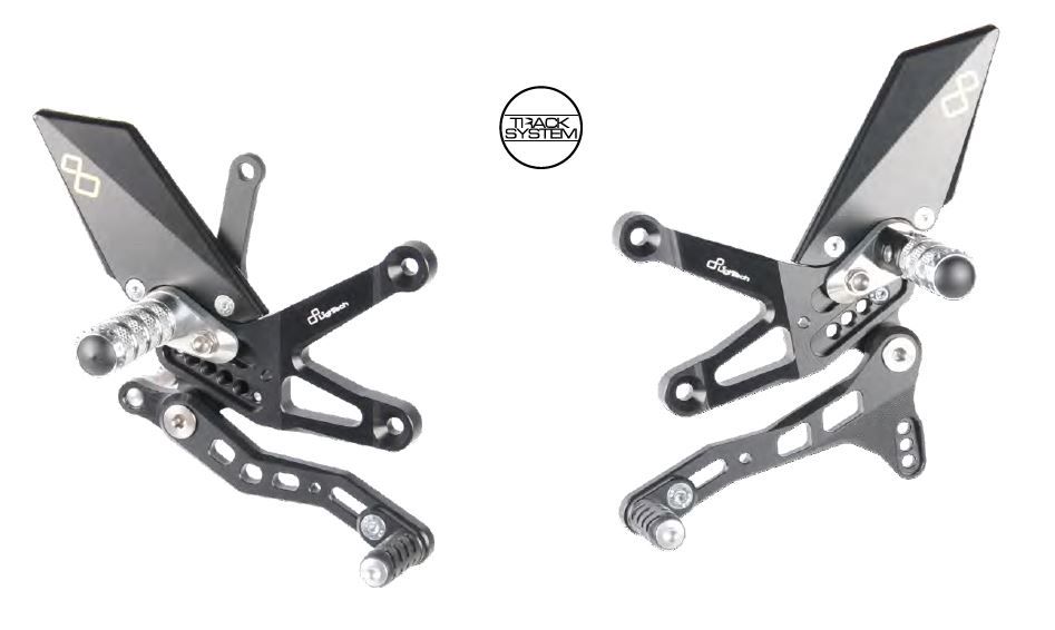 LighTech Kawasaki ZX10R 2016-2020 Adjustable Rearsets | 96293
