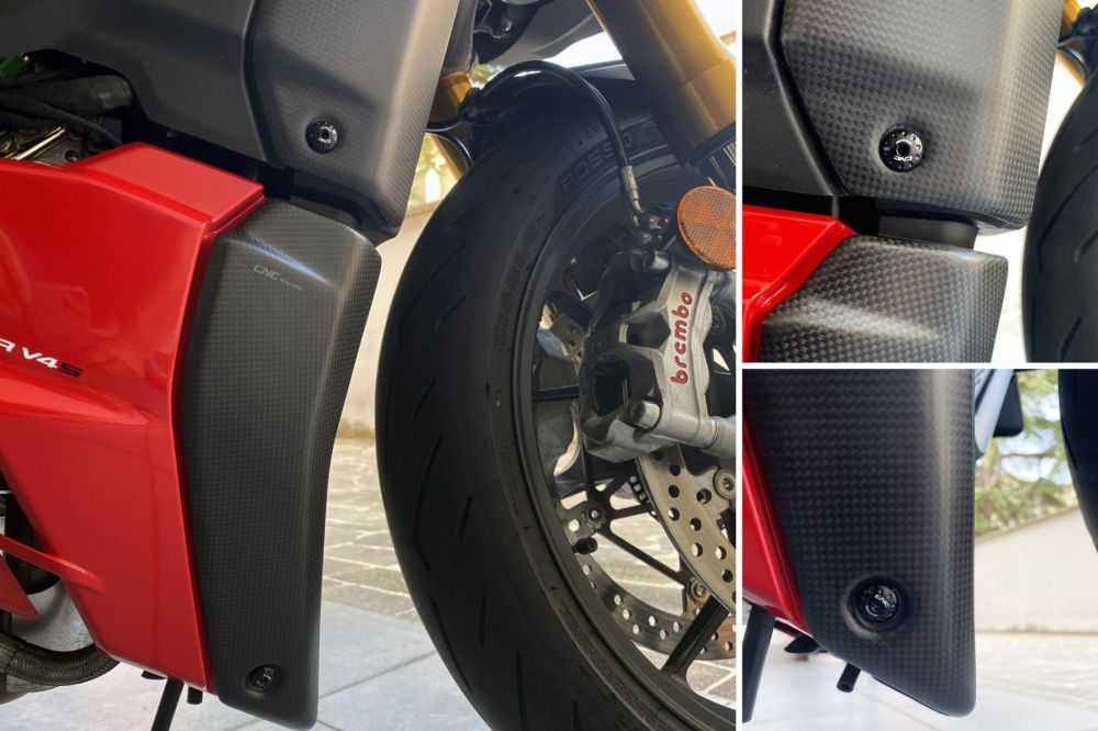 CNC Racing カーボン ラジエターサイドカバー　Ducati STFV2 楽天市場】X-TOP エックストップ ラジエーターサイドカバー