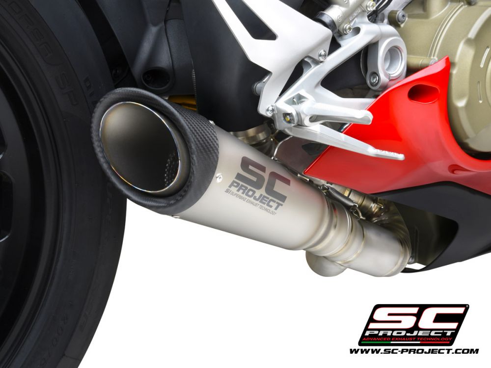 SC Project Ducati Panigale V4 / S 2021> S1 Muffler with De