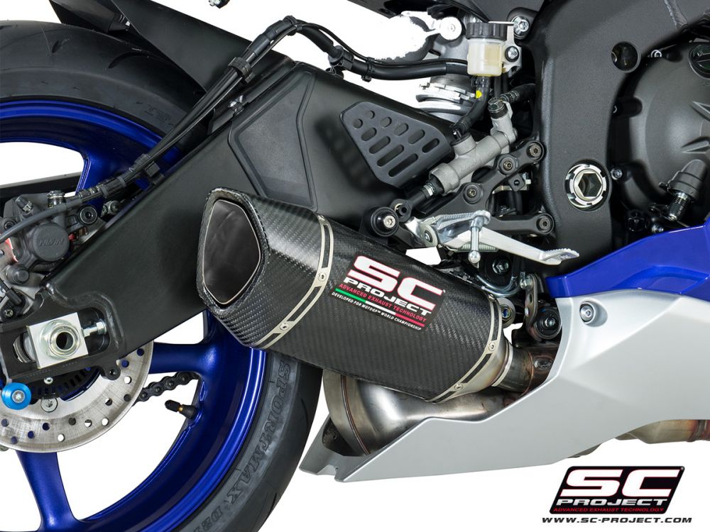 SC Project Yamaha YZF R6 17-20 SC1-R Muffler | Y21A-L90 | Reactive
