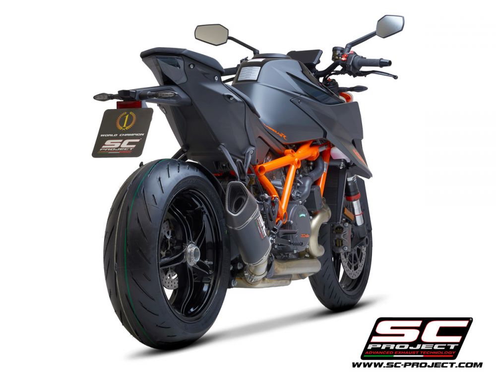 KTM 1290super duke SC PROJECT スリップオンマフラー SC Project KTM 1290 Super Duke R 21-23 (EURO 5) SC1-R Muffler