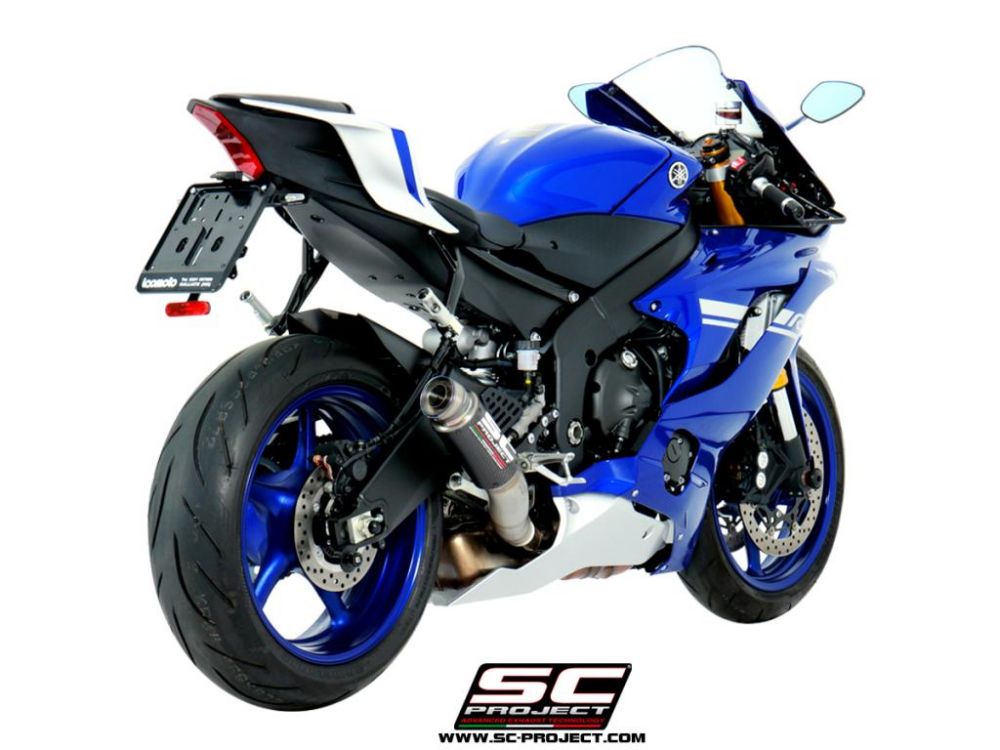 SC Project Yamaha YZF R6 17-20 GP70-R Muffler | Y21A-H70