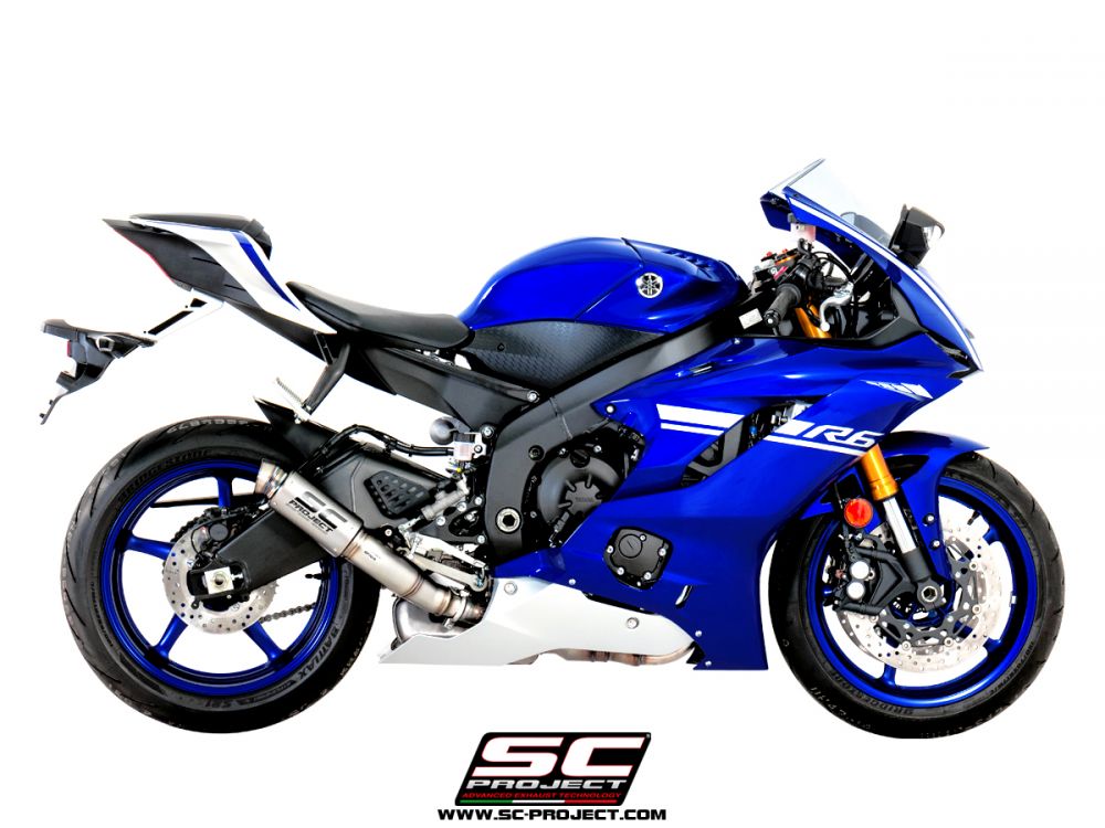 SC Project Yamaha YZF R6 17-20 GP70-R Muffler | Y21A-H70