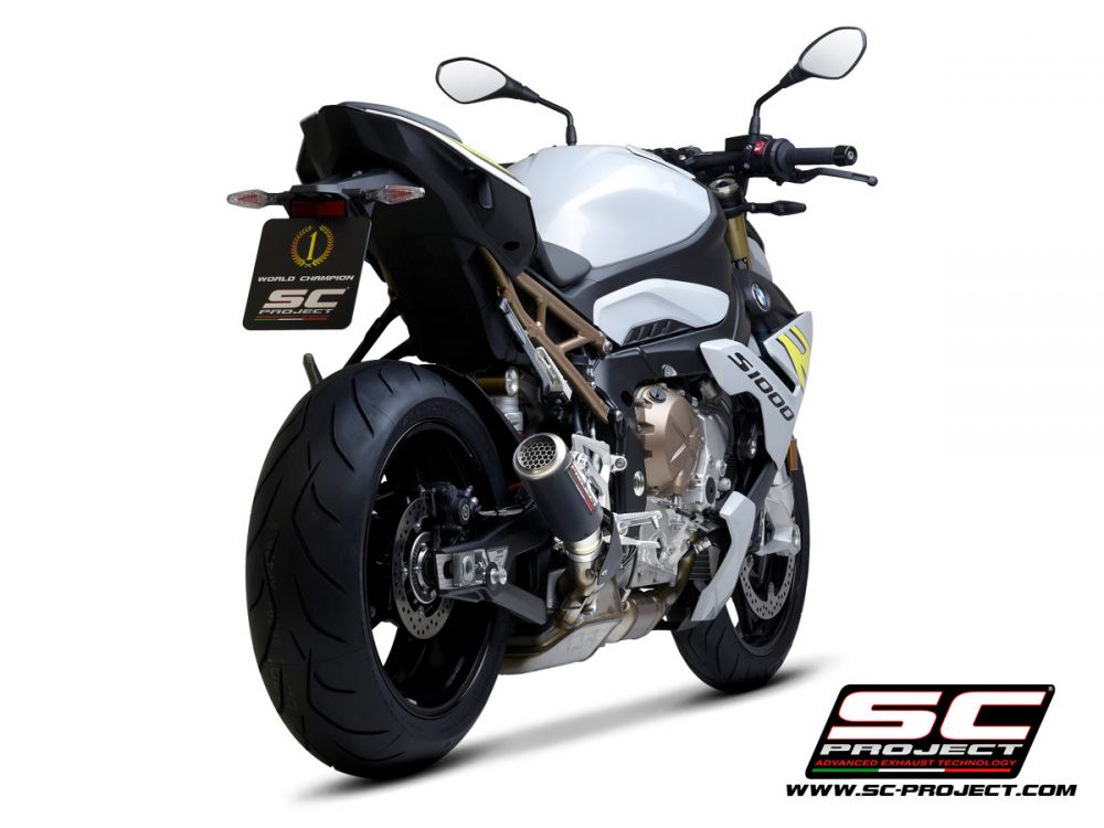 SC Project BMW S1000R 21-23 CR-T Muffler w/ Titanium Exit