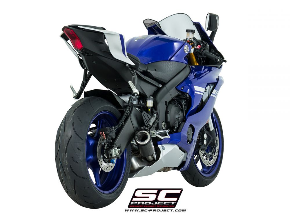 SC Project Yamaha YZF R6 17-20 CR-T Muffler | Y21A-L36 | Reactive
