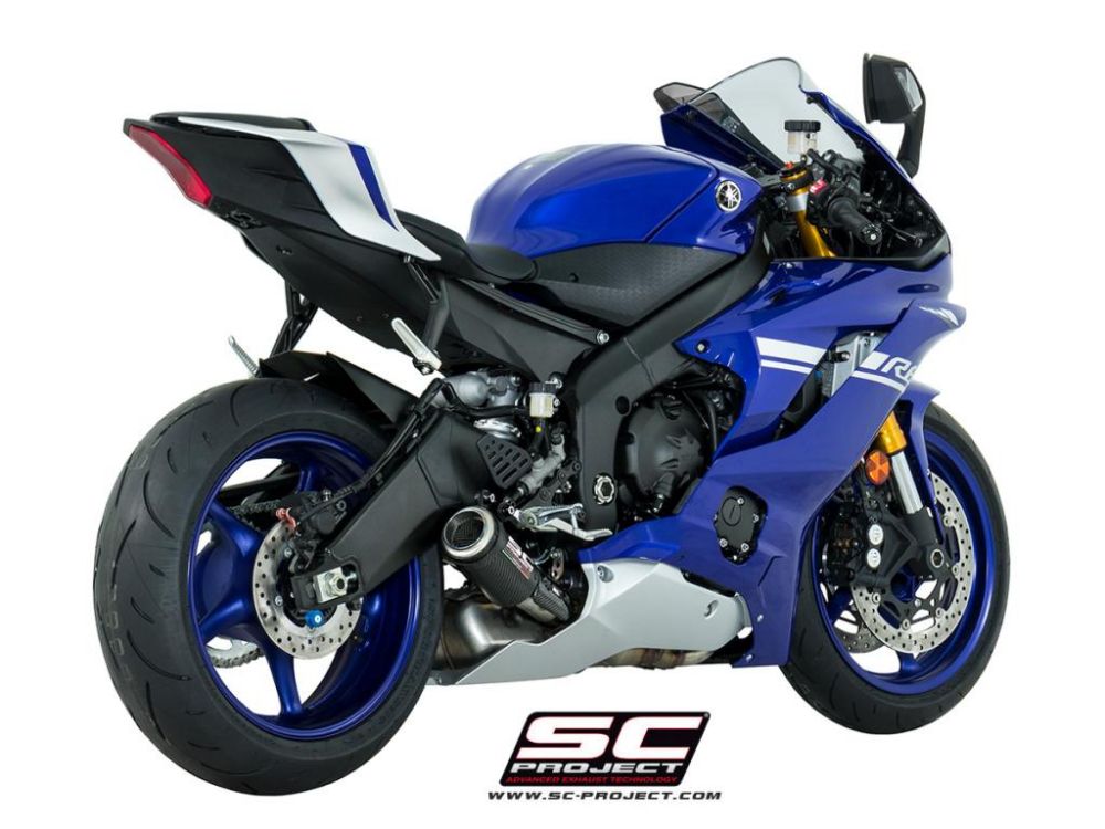 SC Project Yamaha YZF R6 17-20 CR-T Muffler | Y21A-L36 | Reactive