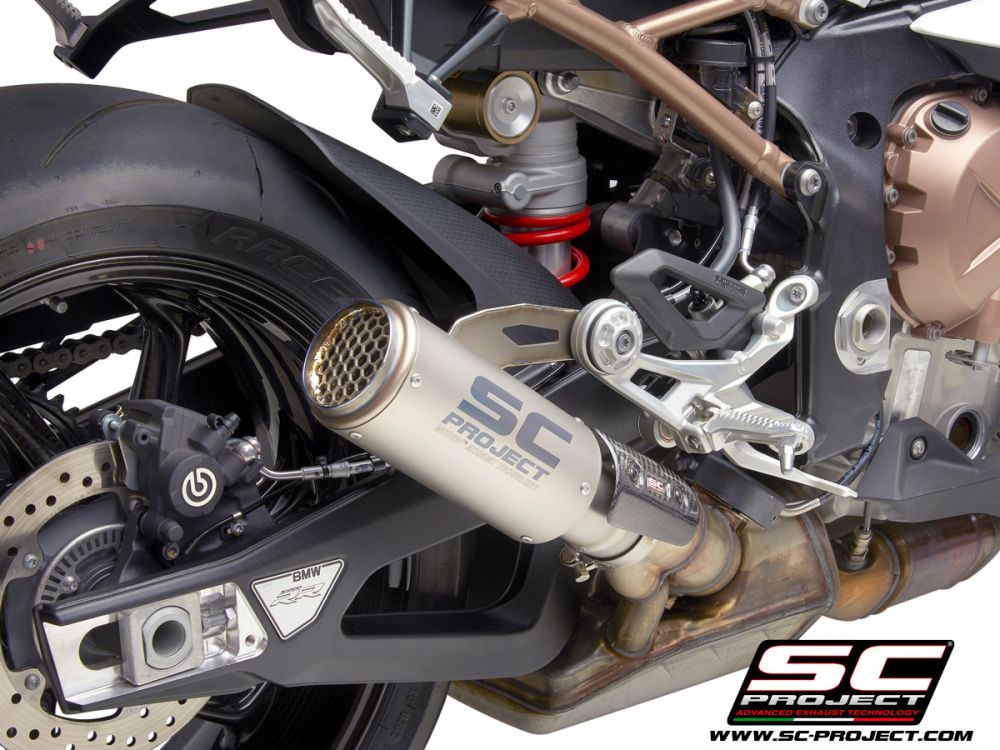SC Project BMW S1000RR 20-23 CR-T Muffler w/ Titanium Exit