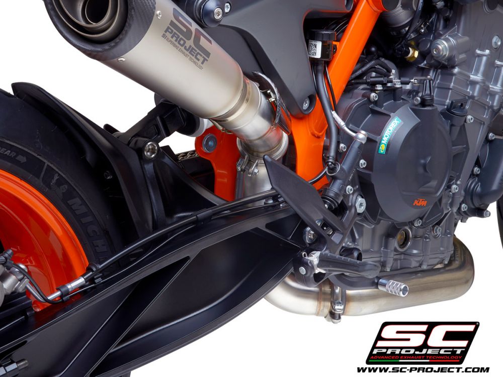 SC Project KTM 890 Duke 20-23 (EURO 5) De-Cat Link Pipe | KTM12C