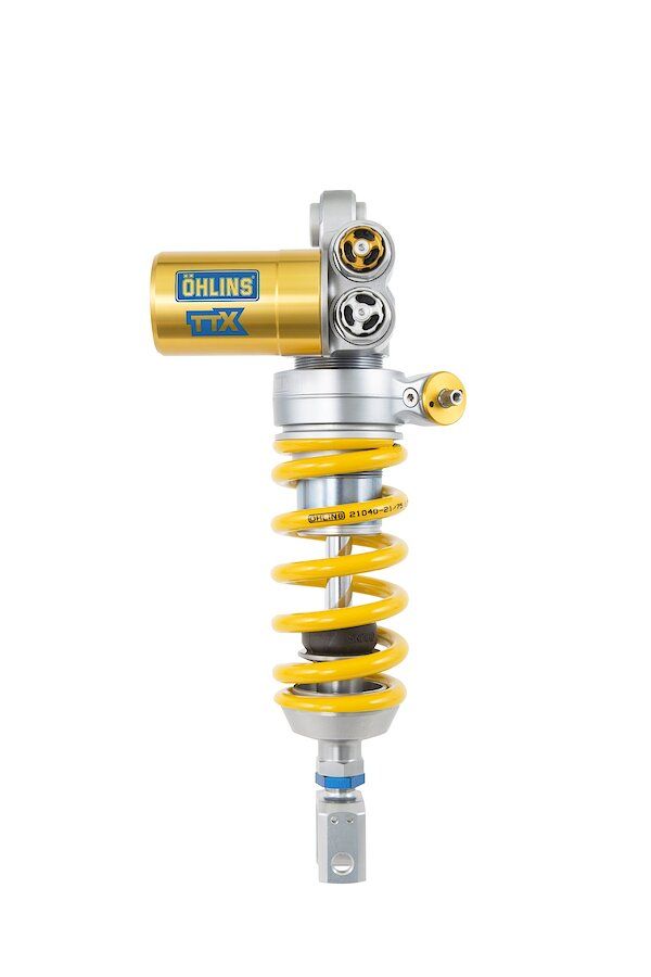 Öhlins サスペンションショック ゴールド/オレンジ Öhlins サスペンションショック ゴールド/オレンジ Ohlins