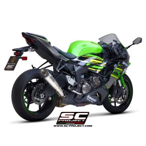 パーツ zx6r sc Project SC Project Exhaust Kawasaki Ninja ZX-6R GP M2 Silencer 2009-2012