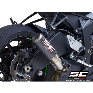 パーツ zx6r sc-project SC-Project CR-T Slip On - Kawasaki Ninja ZX-6R 636 2013-2023