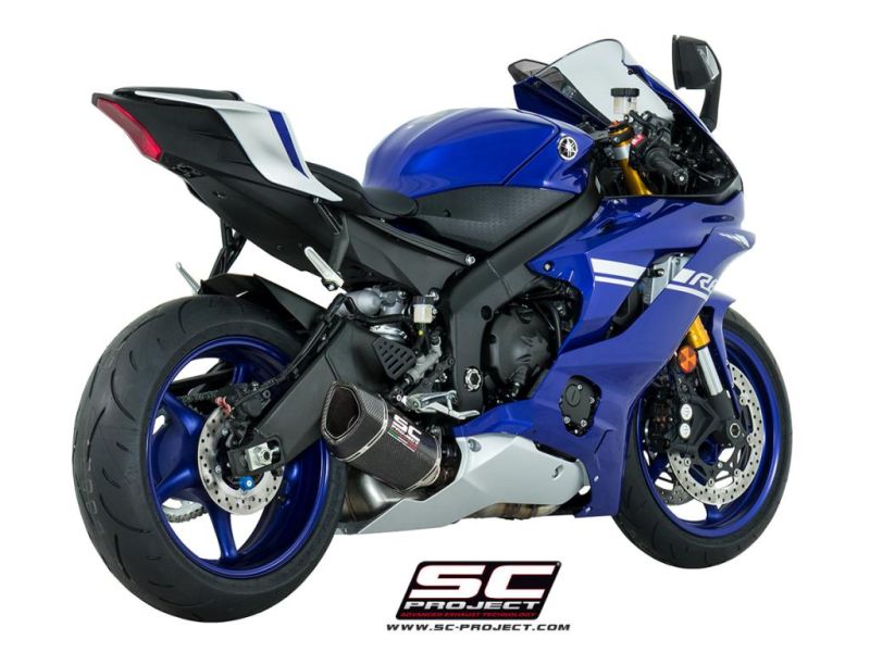 SC Project Yamaha YZF R6 17-20 SC1-R Muffler | Y21A-L90 | Reactive