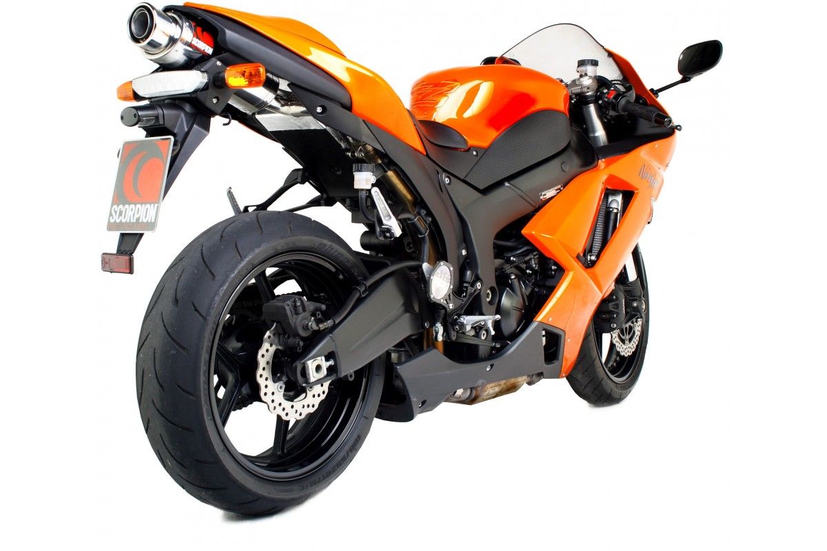 Scorpion Stealth Slip-on Exhaust - Kawasaki Ninja ZX 636