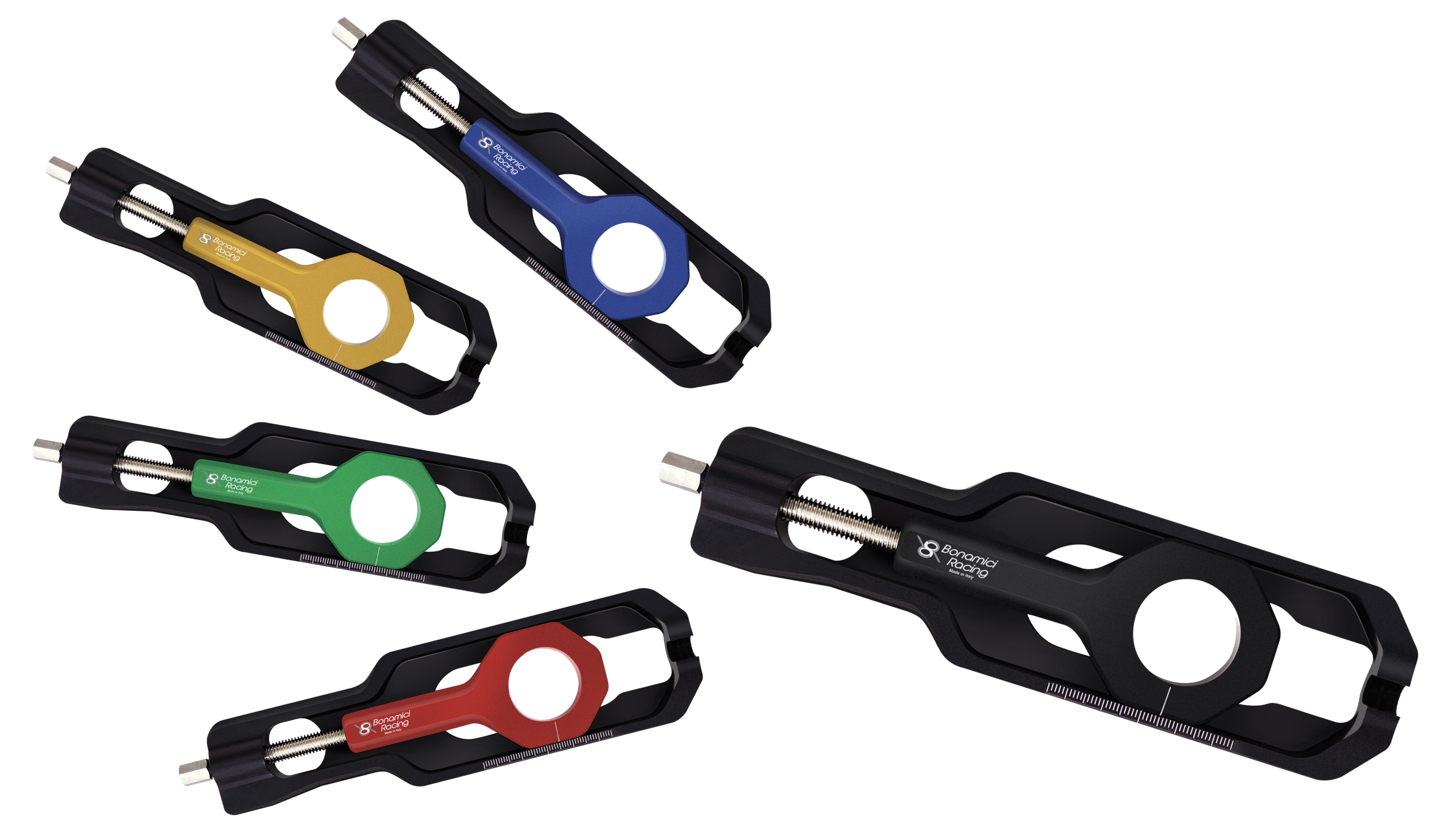 Bonamici Racing チェーンアジャスター YZF-R1 15-22 Bonamici 2020-23 Yamaha YZF-R1 Chain Adjuster | HHR Performance