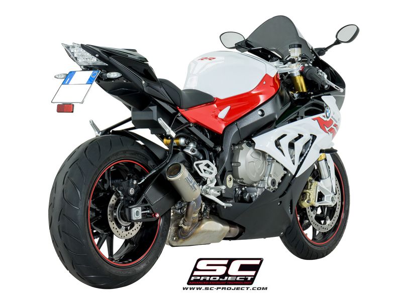 パーツ s1000rr 17-18 SC PROJECT SC Project BMW S1000RR 17-18 CR-T Muffler w/ Titanium Link